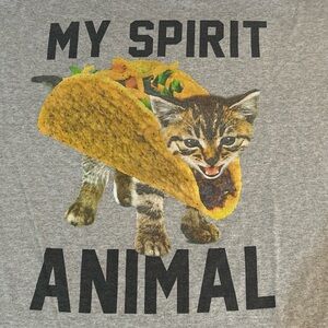 Humorous Cat T-Shirt - My Spirit Animal